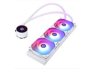 Thermalright Frozen Magic 360 ARGB(White)All-In-One Computer Kit CPU Water Cooling Radiator, Copper Mirror Base, ARGB Metal Cooling Head,120mm TL-C12W-S ARGB Silent Fan, Suitable for Intel AMD