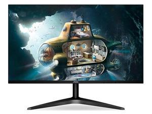 AOC 27" Narrow Bezel 1080P Full HD Wide Viewing Angle Eye Protection Display (27B1H), 75Hz, 7ms, IPS,LED Backlight Technology, Flicker-Free Screen, D-Sub (VGA), HDMI, Audio Output