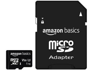 1TB microSDXC Memory Card with Full Size Adapter, A2, U3, read speed up to 100 MB/s