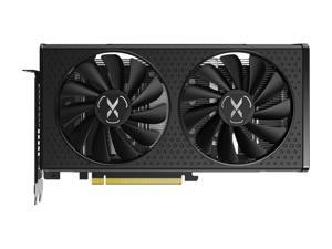 XFX RX 6600XT 8GB Black Wolf Edition Graphics Card, 8GB 128-bit GDDR6, Support PCI Express 4.0,1 x HDMI, 3 x DisplayPort