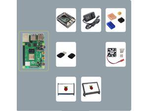 Raspberry Pi Raspberry Pi 4 Model - 2GB With Power Supply/case/Card reader/heat sink/7 inch Touchscreen Monitor/cooling fan/Monitor Stand
