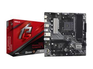 ASRock B550M Phantom Gaming 4 AM4 AMD B550 SATA 6Gb/s Micro ATX AMD Motherboard
