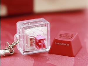 Varmilo Contactless Static Capacitor Mechanical Switch Tester and Pendant, Identity for  Keyboard and Gaming Lover(Rose Switch)