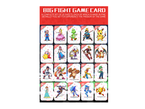20PCS Super Smash Bros Ultimate NFC Card Big Fight Byleth NFC Tag Cards Amiibo Set - Linkage Card For NS Switch, Switch Lite Shipped Along With Leather Card Holder