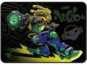 Goliathus Speed Medium Gaming Mouse Pad Overwatch Lucio Edition: Smooth Gaming Mat Antislip Rubber Base Portable Cloth Design Antifraying Stitched Frame Overwatch Lucio Edition