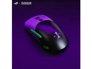 ASUS ROG Moon Blade Wireless EVA Co-branded Gaming Mouse, PBT Keys, 6 Buttons, 1 Wheel, RF2.4G Bluetooth, Optical 16000 dpi, 2-zone RGB Wireless Mouse