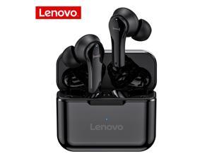 Lenovo QT82 TWS Wireless Bluetooth Earphone Touch Button Hifi Stereo Video Sports In-ear Earbuds Waterproof Headphone With Mic (Black)