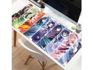 Mouse Pad Compatible with Demon Slayer Anime Large Mouse Pad for Computer Home Office Long Mouse Mat  Non Slip Rubber Base354157012 inch Demon Slayer05