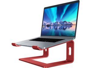 Laptop Stand Aluminum Computer Riser Ergonomic Laptops Elevator for Desk Metal Holder Compatible with 10 to 156 Inches Notebook Computer Red