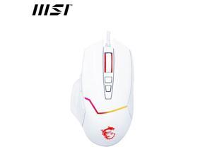 MSI CLUTCH GM20 V2 Gaming Mouse Wired RGB Glare Dragon Spirit Lamp Of Faith Gaming Mouse Ergonomics White