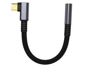 USB Type C to 35mm Female Headphone Jack Adapter USB C to Aux Audio Dongle Cable Cord Compatible with Samsung Galaxy S22 S22 S22 UltraiPad Pro MacBook Pro Air Pixel and More Grey