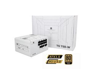 ATX3.0 PCI-E 5.0 750W TG-750-W GOLD Full MODULAR PSU, White Power Supply for Thermalright