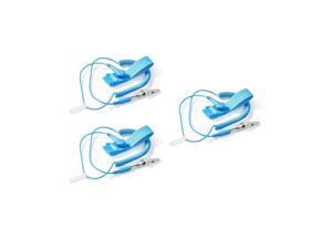 ESD Anti-Static Wrist Strap Components, 3PCS Wristband Grounding Bracelet, Adjustable Wrist Strap with Grounding Wire, Alligator Clip, Extendable Long Cord