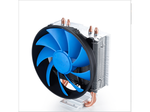 DeepCool GAMMA WAVE V2 CPU Cooler PWM 120mm Ultra Silent Fan Dual Direct Contact Heatpipes Heatsink - Blue DeepCool GAMMA WAVE V2 CPU Cooler PWM 120mm Ultra Silent Fan Dual Direct Contact Heatpipes Heatsink - Blue