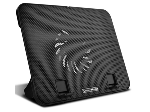 Cooler Master Notepal X Slim Ii Laptop Cooling Pad Silent 0mm Fan Egonomic Design Supports Up To 15 6 Laptops R9 Nbc Xs2 Newegg Com