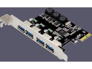 Corn Electronics 4 Port PCI Express PCIe SuperSpeed USB 3.0 Controller Card Adapter Corn Electronics 4 Port PCI Express PCIe SuperSpeed USB 3.0 Controller Card Adapter