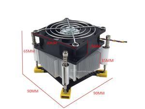 AVC CPU Heatsink Cooler with 80mm Fan Super Silent 2300RPM PMW Control for LGA1150/1151/1155/1156/1366/2011