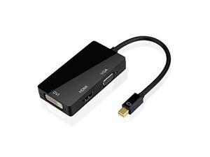 CORN 3-in-1 Mini DisplayPort (Thunderbolt)To DVI VGA HDMI TV Adapter Cable For Apple iMac and MacBook Surface Book Surface Pro 3/4 ThinkPad X1 CORN 3-in-1 Mini DisplayPort (Thunderbolt)To DVI VGA HDMI TV Adapter Cable For Apple iMac and MacBook Surface Book Surface Pro 3/4 ThinkPad X1