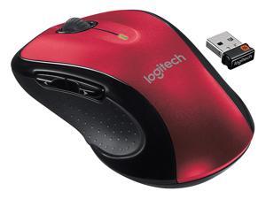 Logitech M510 Wireless Mouse, Three Buttons-Red Logitech M510 Wireless Mouse, Three Buttons-Red