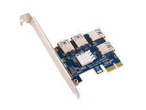 The PCI-E Riser Extender for Bitcoin\Litecoin\ ETH coin ect Ubit 4 in 1 PCI-E Riser Adapter Board USB3.0 PCI-E Rabbet- Ethereum Mining ETH (4 in 1) The PCI-E Riser Extender for Bitcoin\Litecoin\ ETH coin ect Ubit 4 in 1 PCI-E Riser Adapter Board USB3.0 PCI-E Rabbet- Ethereum Mining ETH (4 in 1)