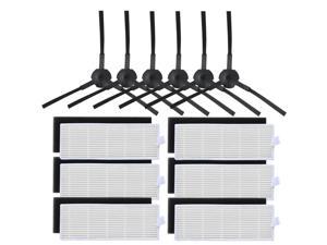 Replacement Kit Side Brush&Hepa Filters&Sponge for ILIFE A6 A4 A4s Robot Vacuum Cleaner Replacement Kit Side Brush&Hepa Filters&Sponge for ILIFE A6 A4 A4s Robot Vacuum Cleaner