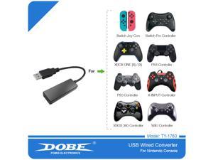 DOBE Nintendo Switch USB&Bluetooth Adapter for Wired&Wireless Controller to Support PS3/PS4 Xbox360/One S/X Wii U/Pro Controller and Other PC X-INPUT Mode Controller