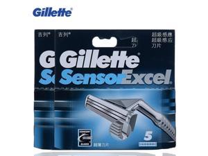 Gillette Sensor Excel Razor Blades include 10 Blades Shaving Razor Blades for Men Shaver Heads