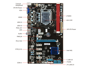 Corn Electronics H81 Support 6 GPU Mining Dedicated Motherboard For BTC Eth Rig Ethereum Corn Electronics H81 Support 6 GPU Mining Dedicated Motherboard For BTC Eth Rig Ethereum
