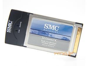 SMC SMCWCB-N2 EZ 2.4GHz 300Mbps Wireless N Pro Cardbus WiFi Adapter for Laptop SMC SMCWCB-N2 EZ 2.4GHz 300Mbps Wireless N Pro Cardbus WiFi Adapter for Laptop