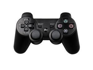 CORN Bluetooth Wireless Controller for Playstation 3 Dual Virbration Game Joystick PS3 PS3 Slim - Black
