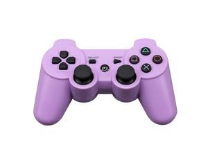 CORN Bluetooth Wireless Controller for Playstation 3 Dual Virbration Game Joystick PS3 PS3 Slim - Purple CORN Bluetooth Wireless Controller for Playstation 3 Dual Virbration Game Joystick PS3 PS3 Slim - Purple