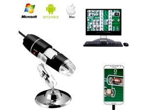CORN 40 to 1000x Magnification Endoscope 2MP 8 LED USB 2.0 Digital Microscope Mini Camera with Metal Stand Compatible with Mac 10.5/Win7/8/10/Android with OTG/Linux CORN 40 to 1000x Magnification Endoscope 2MP 8 LED USB 2.0 Digital Microscope Mini Camera with Metal Stand Compatible with Mac 10.5/Win7/8/10/Android with OTG/Linux