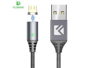 FLOVEME Universal Magnetic 3 in 1 USB Charging Cable Lightning USB Type C Micro Cord Cable for iPhone Samsung HTC And More - Black FLOVEME Universal Magnetic 3 in 1 USB Charging Cable Lightning USB Type C Micro Cord Cable for iPhone Samsung HTC And More - Black