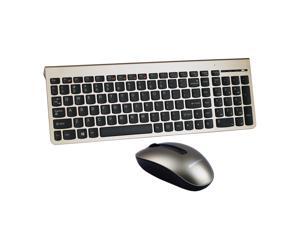 Lenovo KM5922 Ergonomic Design, Cool Exterior Portable and Ultrathin Wireless Silent Keyboard And Mouse Combo For Office And Game, Support PC and Laptop,1200DPI Laser Mouse - Gold Lenovo KM5922 Ergonomic Design, Cool Exterior Portable and Ultrathin Wireless Silent Keyboard And Mouse Combo For Office And Game, Support PC and Laptop,1200DPI Laser Mouse - Gold