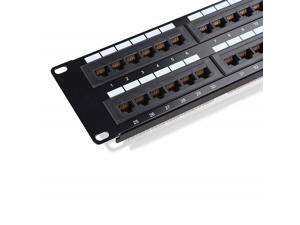 CORN Rackmount or Wallmount 48-Port Cat6 RJ45 Patch Panel CORN Rackmount or Wallmount 48-Port Cat6 RJ45 Patch Panel