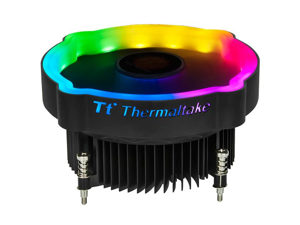 Thermaltake colorful and exquisite CPU Bench Top Press GB Silent Fan, with RGB colorful light, Intensive fins for improved heat dissipation, support LGA1150/1151/1155/1156