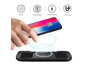 ARINO Wireless Phone Charger Qi-Certified Fast Wireless Charging Pad Portable Anti-Slip 10W 7.5W 5W for iPhone X/8/8 Plus Samsung Galaxy S9/S9 Plus/Note 8/ S8/S8 Plus, and All Qi-Enabled Smartphone