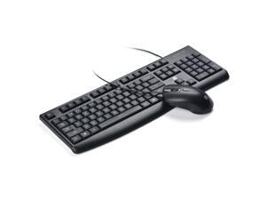 HP 1800 Ergonomic Design, Cool Exterior Waterproof USB Wired Silent Typing Keyboard And 2000DPI Mouse Combo For Office And Game - Black HP 1800 Ergonomic Design, Cool Exterior Waterproof USB Wired Silent Typing Keyboard And 2000DPI Mouse Combo For Office And Game - Black