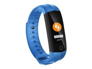 YuanGuo YG3 Plus Activity Tracker Fitness wristband with heart rate & sleep monitor-Blue