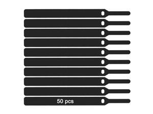 CORN 50 PCS Reusable Fastening Cable Ties,Cable Organizer,Adjustable Nylon Strap Fastener, Simple Cord Organizer for Computer Cables(Black) CORN 50 PCS Reusable Fastening Cable Ties,Cable Organizer,Adjustable Nylon Strap Fastener, Simple Cord Organizer for Computer Cables(Black)