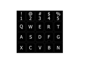 REPLACEMENT ENGLISH US KEYBOARD STICKER BLACK BACKGROUND REPLACEMENT ENGLISH US KEYBOARD STICKER BLACK BACKGROUND