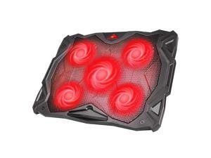 HAVIT 5 Fans Laptop Cooling Pad for 14-17 Inch Laptop, Cooler Pad with LED Light, Dual USB 2.0 Ports, Adjustable Mount Stand (Black) HAVIT 5 Fans Laptop Cooling Pad for 14-17 Inch Laptop, Cooler Pad with LED Light, Dual USB 2.0 Ports, Adjustable Mount Stand (Black)