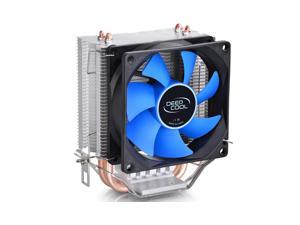 Deep Cool ICE EDGE Mini FS V2.0 CPU Cooler 80mm Cooling Fan with dual Heatpipes Heatsink - Intel LGA115X/LGA775, AM4/FM2/FM1/AM3+/AM3/AM2+/AM2/940/939/754