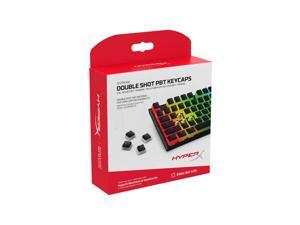 HyperX Double Shot PBT Keycaps - 104 Mechanical Keycap Set - Black & White Pudding - Durable - HyperX Mechanical Keyboard Compatible - OEM Profile HyperX Double Shot PBT Keycaps - 104 Mechanical Keycap Set - Black & White Pudding - Durable - HyperX Mechanical Keyboard Compatible - OEM Profile