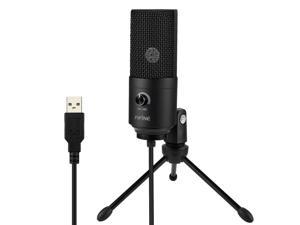 USB Microphone Gaming Recording Mic with Tripod,Microphone for Laptop MAC or Windows Cardioid Studio Recording Vocals Voice Overs,Streaming Broadcast and YouTube Videos Microphone for PC 