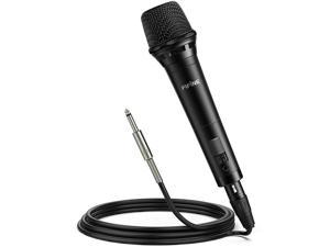 FIFINE Dynamic Vocal Microphone Cardioid Handheld Microphone with On/Off Switch for Karaoke, Live vocal, Speech etc. includes 19ft XLR to 1/4" cable(K8)
