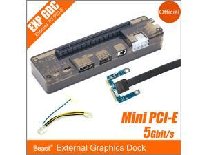 CORN Mini PCI-E Independent Video Card Dock EXP GDC Fit Beast Laptop External External Independent Video Card Dock Express Card
