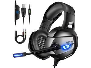ONIKUMA Gaming Headset for PS4, Xbox One, PC, Gaming Headphones with 7.1 Stereo Surround Sound, Updated Noise Cancelling Mic, PS4 Headset Xbox Headset with Mute & Volume Control for Mac, Laptop, NS ONIKUMA Gaming Headset for PS4, Xbox One, PC, Gaming Headphones with 7.1 Stereo Surround Sound, Updated Noise Cancelling Mic, PS4 Headset Xbox Headset with Mute & Volume Control for Mac, Laptop, NS