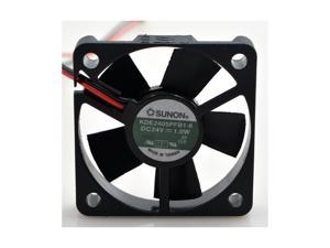 Square Cooler of SUNON 50*10mm KDE2405PFB1-8 with 24V 1.0W 2-Wires 2 Pins case fan for inverter converter