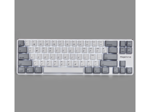 Magicforce Smart2 68 Keys N-key Rollover, USB Wired/Bluetooth V4.0 Dual Mode White Backlit, Mechanical Keyboard, Type-C Separated Cable, PBT Keycaps Magicforce Smart2 68 Keys N-key Rollover, USB Wired/Bluetooth V4.0 Dual Mode White Backlit, Mechanical Keyboard, Type-C Separated Cable, PBT Keycaps